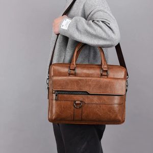 Amsburg Laptop Leather Bag