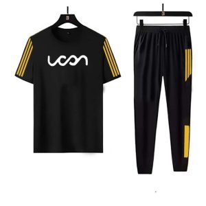Casual O-neck T-shirts + Pants Tracksuit Set