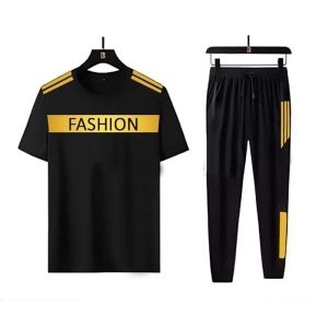 Casual O-neck T-shirts + Pants Tracksuit Set