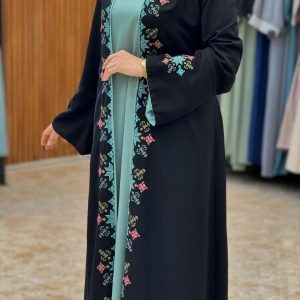 Dubai Cherry Adjust Koti Abaya