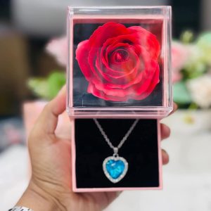 NEWNOVE Angel Wings Heart Necklaces for Women, Gifts for Mom Wife Girlfriend and Grandma on Christmas, Jewelry Gifts for Women, Anniversary Birthday Gifts for Her