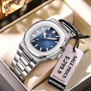 Poedagar 613 Luxury Stainless Steel Strap Watch