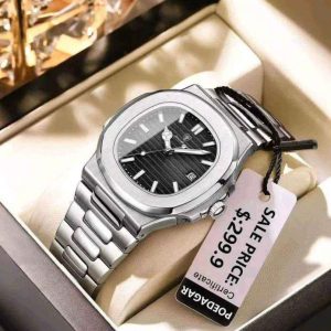 Poedagar 613 Luxury Stainless Steel Strap Watch