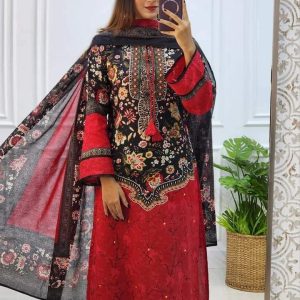 আন স্টিচড থ্রি পিস