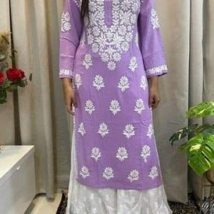 ন আরি সুতার কাজ করা রেডিমেড থ্রি পিস