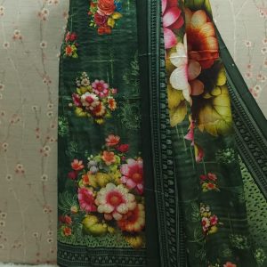 ইন্ডিয়ান থ্রিডি পিন্ড সিল্ক থ্রি পিস