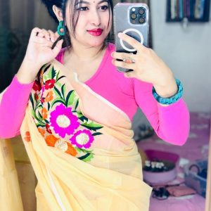 উন্নত মানের হাফ সিল্ক শাড়ি