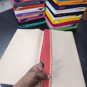 কটন নকশি পাড় শাড়ি