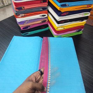 কটন নকশি পাড় শাড়ি