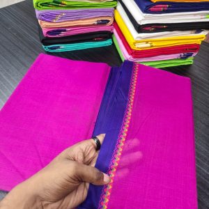 কটন নকশি পাড় শাড়ি