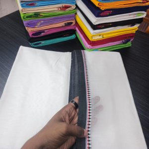 কটন নকশি পাড় শাড়ি