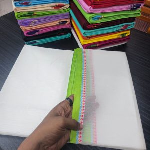 কটন নকশি পাড় শাড়ি
