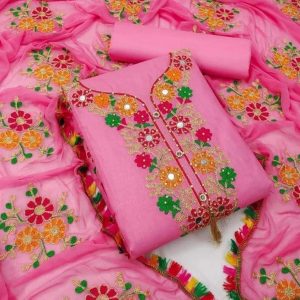 কাশ্মীরী আড়ি এম্ব্রডারী থ্রি-পিচ