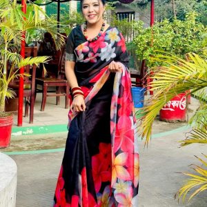 চান্দুরি সিল্ক শাড়ি