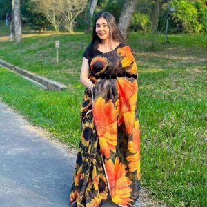 চান্দুরি সিল্ক শাড়ি