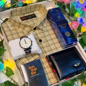 চেক শার্ট কম্বো সেট