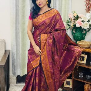 সিল্ক কাতান শাড়ি