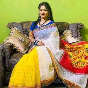 হাফ সিল্ক শাড়ি