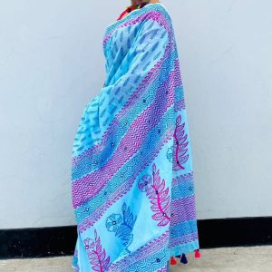 হাফ সিল্ক শাড়ি
