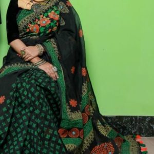 হাফ সিল্ক শাড়ি