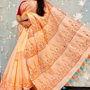 হাফ সিল্ক শাড়ি