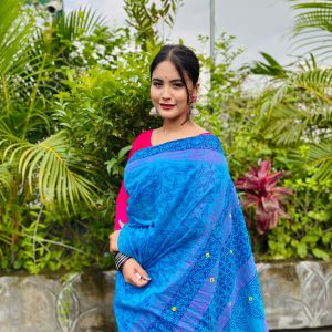 হাফ সিল্ক শাড়ি