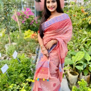 হাফ সিল্ক শাড়ি