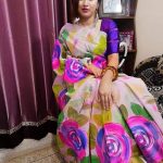 হ্যান্ড প্রিন্ট শাড়ি