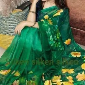 হ্যান্ড প্রিন্ট শাড়ি