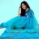 হ্যান্ড প্রিন্ট শাড়ি