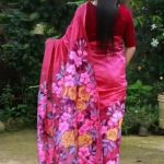 হ্যান্ড প্রিন্ট শাড়ি