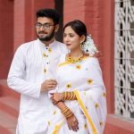 ট্রেডিশনাল হ্যান্ড প্রিন্ট কাপল সেট