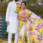 ট্রেডিশনাল হ্যান্ড প্রিন্ট কাপল সেট