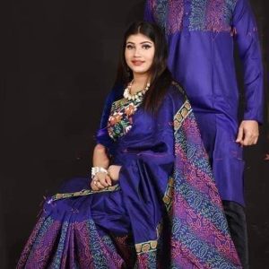 শাড়ি & পাঞ্জাবি কাপল সেট