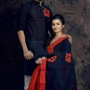 শাড়ি & পাঞ্জাবি কাপল সেট
