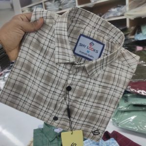 Cotton full Sleeve Check Shirt for Men's