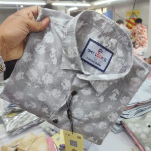 Pure Cotton full Sleeve Print Shirt for Men's