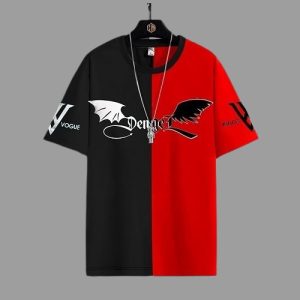 Stylish Half Sleeve T-shirt(লকেট হবে না)