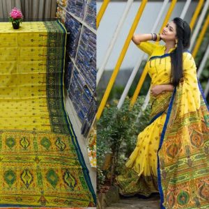 প্রিমিয়াম হাফ সিল্ক শাড়ি